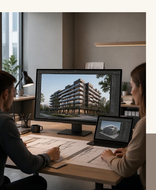 3D визуализация архитектуры и объектов строительства в Каспийске
