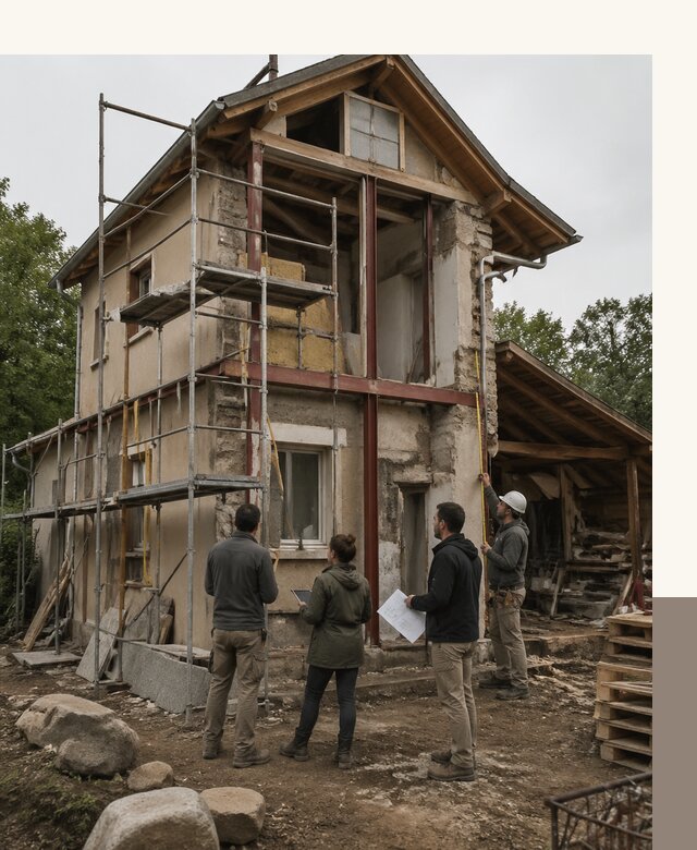 Реконструкция загородного дома под ключ в Каспийске от бюро