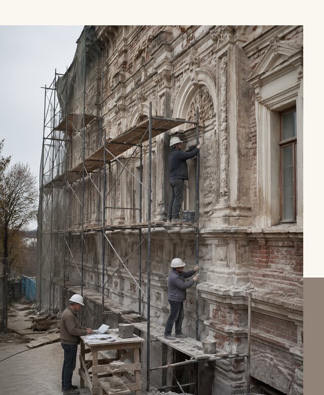 Реставрация объектов культурного наследия под ключ в Каспийске